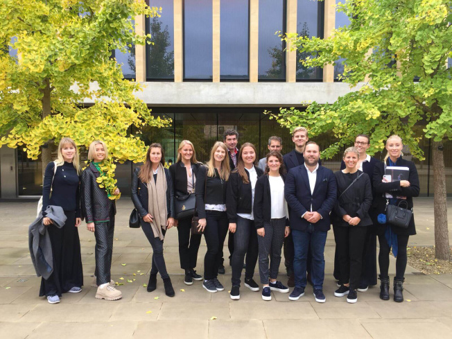 Members of the sixth generation Wallenberg visit Cambridge University